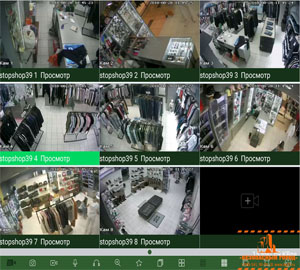 8 камер в магазин одежды 