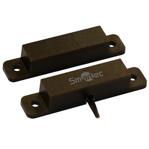 Извещатель магнитоконтактный Smartec ST-DM120NC-BR (коричневый, накладной, пластик, 65 х 13 х 13 мм)