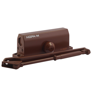 Доводчик дверной НОРА-М ISP 450 (120-170 кг, коричневый) морозостойкий