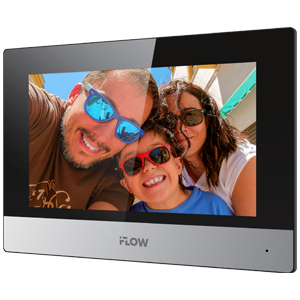Монитор IP видеодомофона iFlow F-VI-3442IPWE1 (7", Сенсорный экран, SD, WiFi, PoE, 2 Реле, Трев. инт 8/2, GuardingVision, Аналог DS-KH6320-WTE1) 