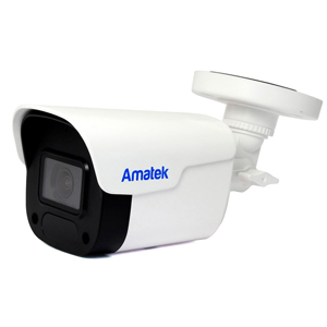 Уличная IP камера видеонаблюдения Amatek AC-IS402E (2.8, 144°, 4Мп, PoE, Микрофон, Аналитика, BLC, ИК 30м)
