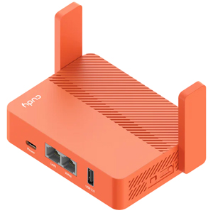 Маршрутизатор CUDY TR1200 (WiFi 5 5 ГГц 867 Мбит/с / 2.4 ГГц 300 Мбит/с, Ethernet 2x10/100 Мбит/с, USB 2.0, USB Type-C, Приложение CUDY, Миниатюрный)