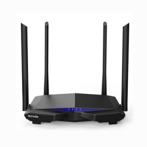 Маршрутизатор Tenda AC10 T (WiFi 5 2.4/5 ГГц, 1167 Мбит/с, 1 WAN+3 LAN 1000 Мбит/с, MU‑MIMO, Внеш. антенны, Точка доступа, Повторитель)