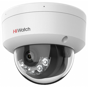 Антивандальная IP камера видеонаблюдения HiWatch DS-I452M(B) (2.8, 114°, 4Мп, PoE, SD, Микрофон, Классиф. "Человек"/"ТС", LED 20м/EXIR 30м, IP67, IK08