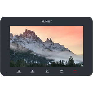 Монитор видеодомофона SLINEX SM-07MHD (графит, 7", сенс. кнопки, SD, фоторамка, запись по движению)