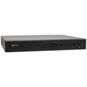 IP Видеорегистратор Optimus NVR-5324_V.2 (H.265, 32IP*5Мп/8IP*8Мп, RCA 1/1, трев. вх/вых. 16/4, 4 HDD*14Тб, Optimus Connect)