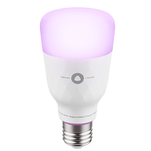 Умная лампочка Яндекс (E27, 8-9 Вт, 1700 К / 6500 К, WiFi, RGB)