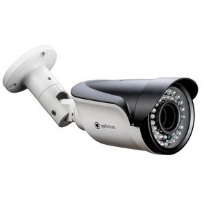 Уличная IP камера видеонаблюдения Optimus IP-S012.1(2.8-12)P (2Мп, PoE, IMX307, 3D DNR, ИК 55м)