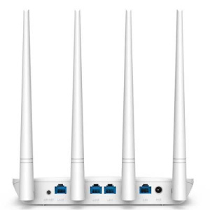 Маршрутизатор Tenda F6 (WiFi 4 2.4 ГГц, 300 Мбит/с, 1 WAN+ 3 LAN 100 Мбит/с, MIMO, 4 Внеш. антенны, Точка доступа, Повторитель)