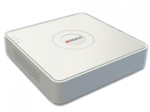 IP Видеорегистратор HiWatch DS-N204P(C) (H.265+, 4IP*4Мп, 4 PoE(режим Ext.), 1 RCA, HDD*8Тб)