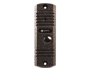 Вызывная панель Optimus DSH-E1080 (Медь, AHD-H 1080P, 80°, Реле, ИК 3м, IP65)^