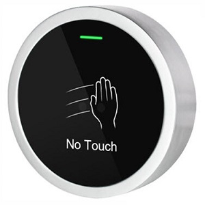 Кнопка выхода накладная сенсорная Tantos TS-NoTouch Rondo (световая индикация, 12/24В)^