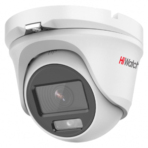 Антивандальная камера видеонаблюдения HiWatch DS-T503L (2.8, 137°, 5(4)Мп, Микрофон, Цвет в темноте, AoC, LED 20м, ColorVu, металл, IP66)