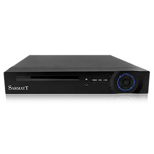 Видеорегистратор гибридный SarmatT DSR-1614-h (H.265, 16*5Мп-N до 25к/с, 4/1 RCA, 2 HDD, RS-485/UTC, SarmatT View)