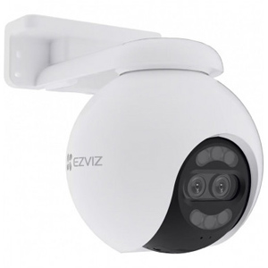 Беспроводная поворотная WiFi камера видеонаблюдения EZVIZ CS-H80x DUAL (4+4, 2+8Мп, 360°, SD, Двустороннее аудио, Цвет в темноте, ИИ, СЗУ, IP65)