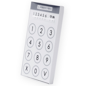 Клавиатура Проксима TK-306-W (Для Росгвардии) (Белый, Сенсорные кнопки, СИД, RS-485)