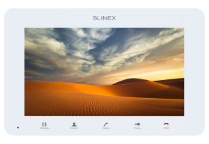 АКЦИЯ Монитор видеодомофона SLINEX SM-07MN (белый, 7", сенс. кнопки, SD, детек. движ, вывод изобр-ия)* Бывшая розница 11 700р.