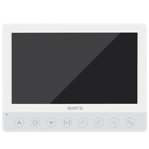 АКЦИЯ Монитор видеодомофона WARTE-DM7-02 v.2 (СОНАТА PAL) (Белый, 7", Сенсорные кнопки, CVBS, Реле, HOOK, Встроенный БП/12 В)* Бывшая розница 9 600р.
