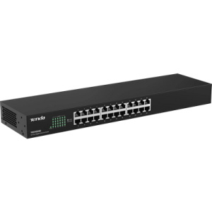 Коммутатор Tenda TEG1024G (L2, 24 Порта, 10/100/1000 Мбит/с, Металл, Настольный/Стоечный, Грозозащита 6 кВ)