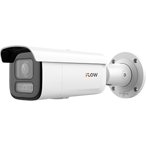 Уличная IP камера видеонаблюдения iFlow F-IC-2622C2MSZ4 (2.8-12, 134°-38°, 2Мп, SD, PoE, Аудио, Цвет в темноте, ИИ, Трев. инт, IP67, Металл)