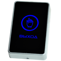Кнопка выхода накладная сенсорная Tantos TS-Magic (черный, металл+пластик, СИД, НО/НЗ)