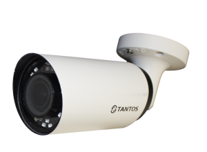 Уличная IP камера видеонаблюдения Tantos TSi-Pe50VP (2.8-12, 92°-35°, 5Мп, PoE, H265, BLC, ИК 35м)