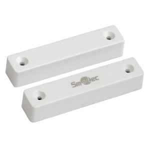 Извещатель магнитоконтактный Smartec ST-DM126NC-WT (белый, накладной, пластик, 65 х 14 х 12 мм, аналог МК 13)