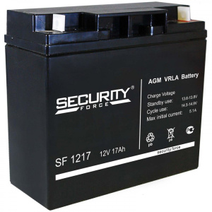 Аккумулятор Security Force, SF 1217 (17,0 А/ч, 12В)