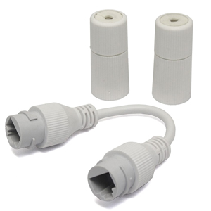 Переходник Amatek AVC-RJ45FW-RJ45FW (RJ-45 - RJ-45, Гибкое соединение, IP67)