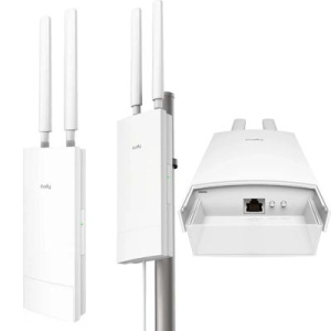 Точка доступа CUDY AP3000 Outdoor (WiFi 6 2.4-5ГГц, 2976 Мбит/с, PoE, MU-MIMO, MESH, 1 LAN 1000 Мбит/с, VPN, Внеш. антенны, IP65)
