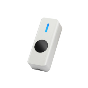 Кнопка выхода накладная сенсорная Tantos TS-NoTouch White (световая индикация, НО/НЗ, 12/24В)^