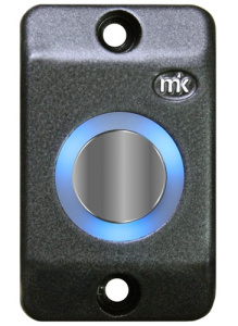 Кнопка выхода накладная МЕТАКОМ КВ-4W (металл, с подсветкой, НО, IP67)