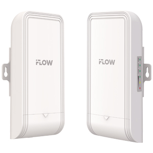 Точка доступа iFlow F-WL-B20F-N (WiFi 2.4 ГГц, 300 Мбит/с, До 1 Км, 2xRJ-45 100 Мбит/с, PoE, IP55, Комплект из 2 шт.)