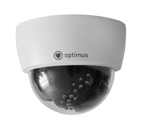 Купольная камера видеонаблюдения Optimus AHD-H025.0(2.8-12)_V.2 (5Мп, 3D DNR, ИК 25м, 0.01лк)