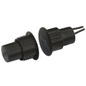 Извещатель магнитоконтактный Smartec ST-DM030NC-BR (коричневый, врезной, пластик, 19x25 мм)