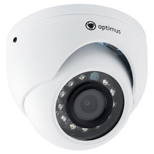 Антивандальная камера видеонаблюдения Optimus AHD-H052.1(3.6)E_V.3 (2Мп, BLC, DWDR, ИК 10м)