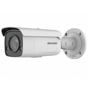 Уличная IP камера видеонаблюдения Hikvision DS-2CD2T47G2-L(C) (2.8, 112°, 4Мп, PoE, SD, Цвет в темноте, ColorVu, WDR 130 дБ, IP67)