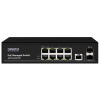 Купить коммутатор osnovo sw-80802/l(150w) (l2+, 10 портов: 8 poe, 2 sfp 1 гб/с, 1 сonsole, 150 вт, vlan, qos, watchdog)^ в Калининграде, цена, сравнение характеристик, в наличии в магазинах ТД Безопасный Город