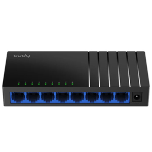 Коммутатор CUDY GS108D (L2, 8 Портов, 10/100/1000 Мбит/с, IGMP, Пластик, БП в комплекте)