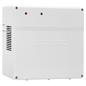 Блок бесперебойного питания Accordtec ББП-20 исп.1 (U вх. ~110-250 В, U вых. 12 В, 2 А, 7 А/ч, Регул. вых. напр-я, Защита от КЗ, перегрузки, Пластик)