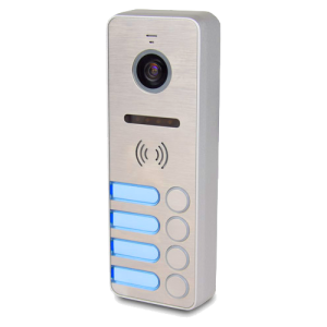 Вызывная панель Tantos iPanel 2 HD (4аб) (металл) 110° (ИК-подсветка)
