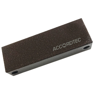 Электромагнитный замок Accordtec ML-300KВ с уголком (коричневый, 300 кг, НО, IP67)
