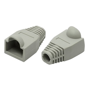 Изолирующий защитный колпачок для разъёмов RJ-45 (серый)