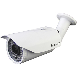 Уличная IP камера видеонаблюдения SarmatT SR-IN40V2812IRX (2.8-12, 4Мп, PoE, 3DDNR, ИК 40м, металл)