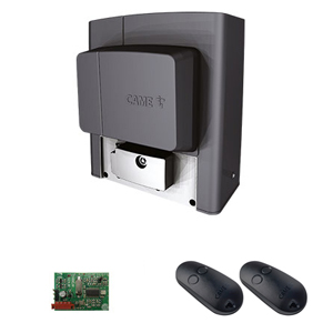 Комплект автоматики для откатных ворот CAME BKS18AGS Combo KIT (Створка до 20 м, до 1800 кг, Инт. 50%, Приемник, 2 Пульта)