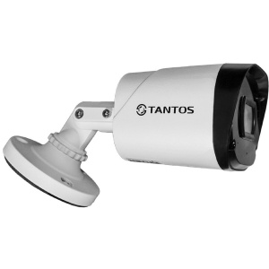 Уличная IP камера видеонаблюдения Tantos TSi-Peco25FP (2.8, 91°, 2Мп, PoE, BLC, ИК 25м, Аналитика)