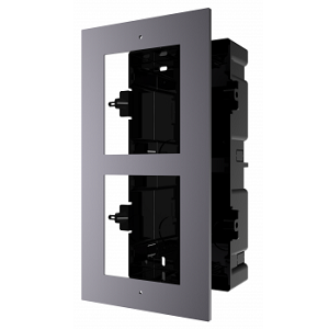 Монтажная рамка Hikvision DS-KD-ACF2/Plastic (врезная, пластик, 2 модуля)