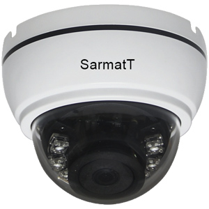 Купольная IP камера видеонаблюдения SarmatT SR-ID40V2812IRX (2.8-12, 4Мп, PoE, 3DDNR, ИК 20м)