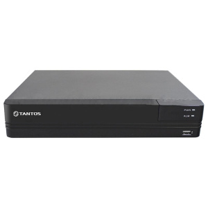 Видеорегистратор мультиформатный Tantos TSr-UV1612 (H265+, 16*5M-N+4IP*2Мп, 1 ауд(16 AoC TVI), 12Тб)