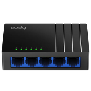 Коммутатор CUDY GS105D (L2, 5 Портов, 10/100/1000 Мбит/с, IGMP, Пластик, БП в комплекте)